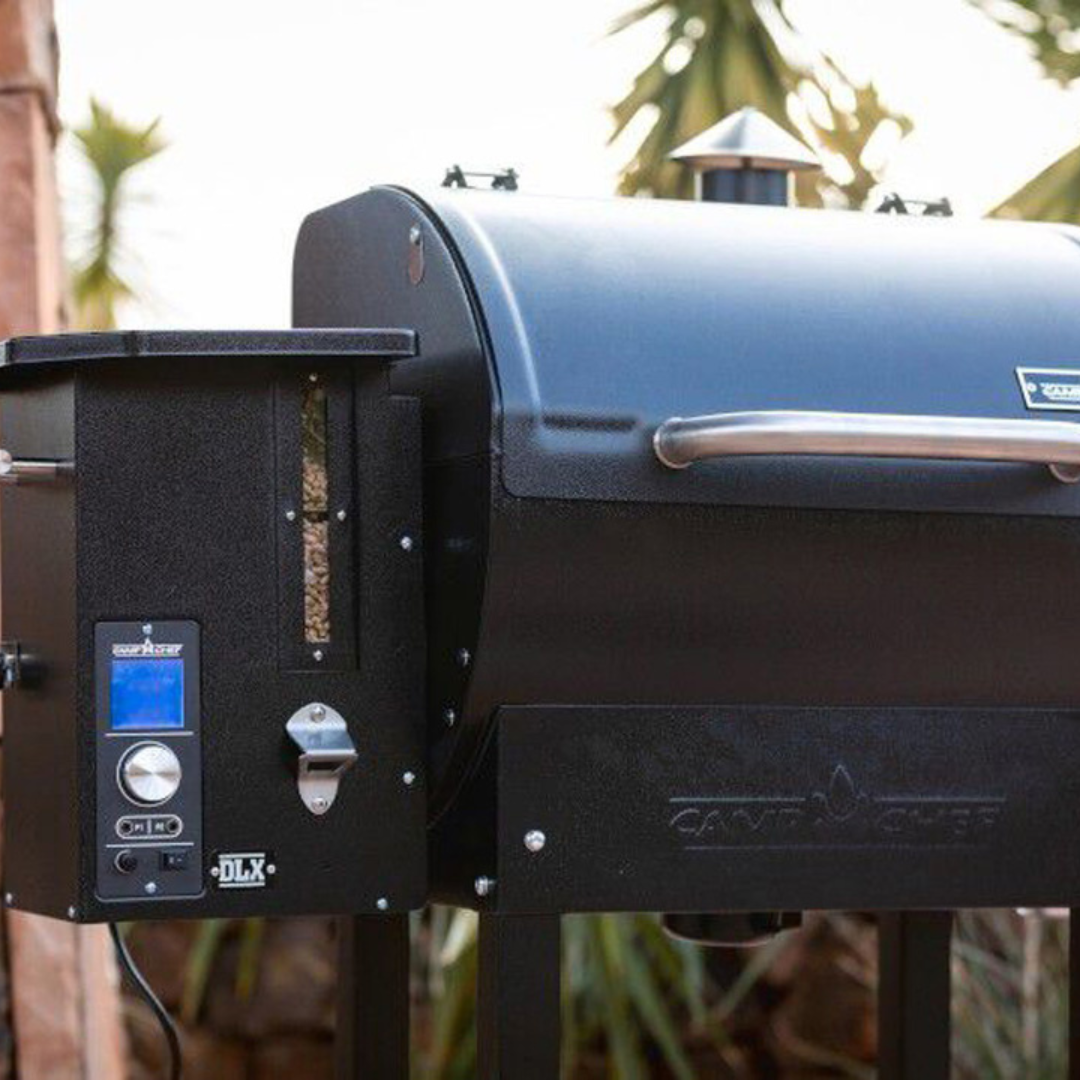 Camp Chef SmokePro DLX Wood Pellet Outdoor BBQ Grill and Smoker